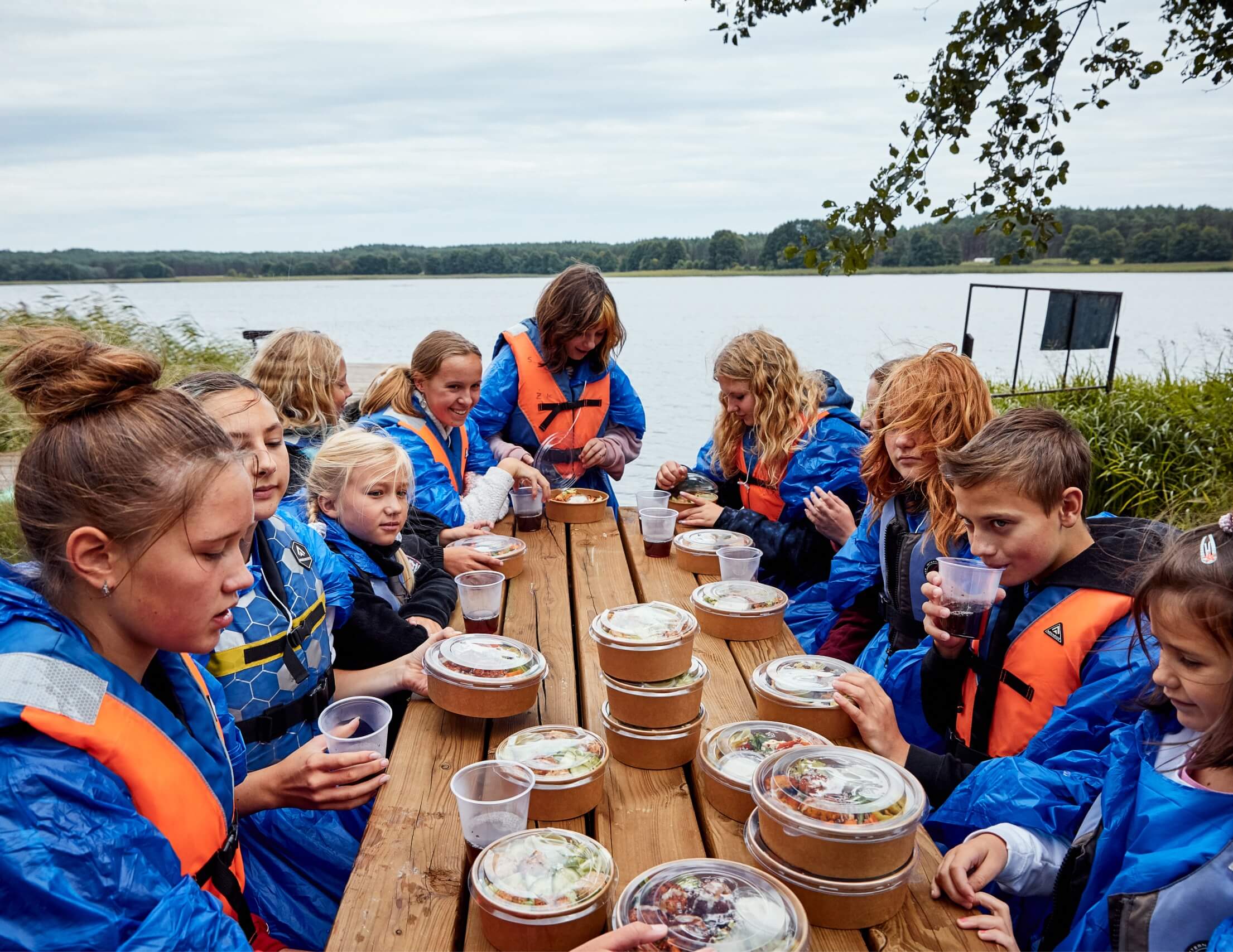 Catering na spływie